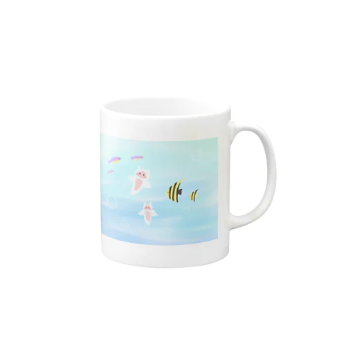 海の生き物クリオネ Mug