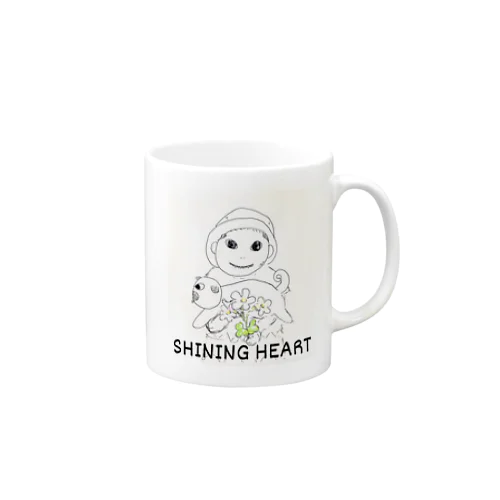 輝く心 t-shit Mug