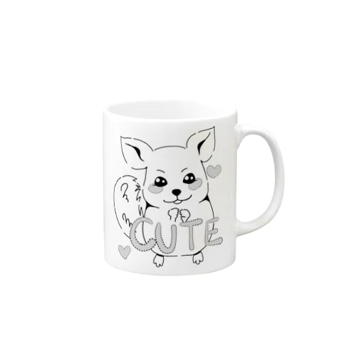 キュートなチンチラくん Mug