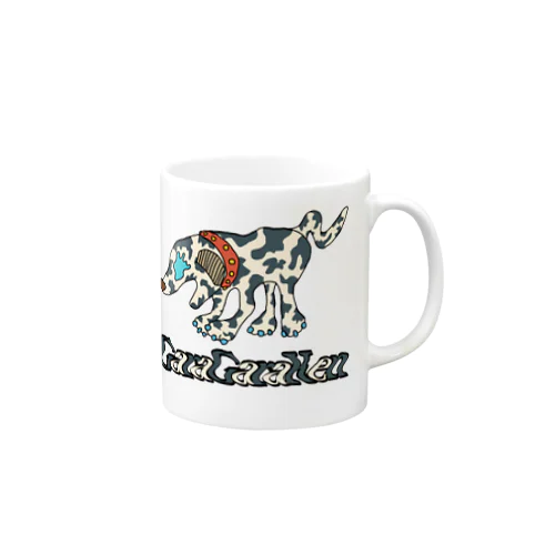 柄柄犬 Mug