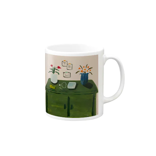 玄関前 Mug