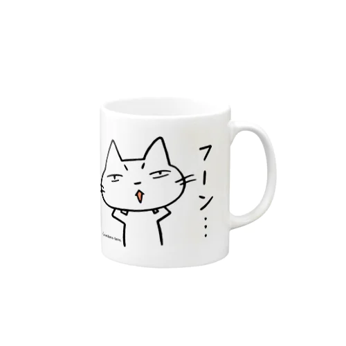 悪ネコ Mug