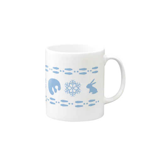 十和田湖冬ウサギカップ Mug