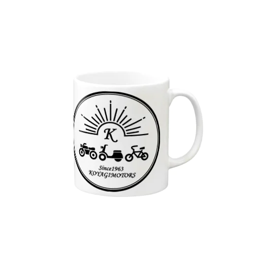 Koyagimotors 黒circle Mug