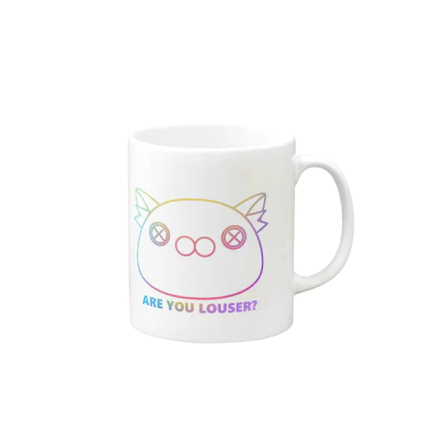 まけいぬくん虹｢ARE YOU LOSER？｣ Mug