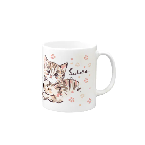 仔猫の桜ちゃん Mug