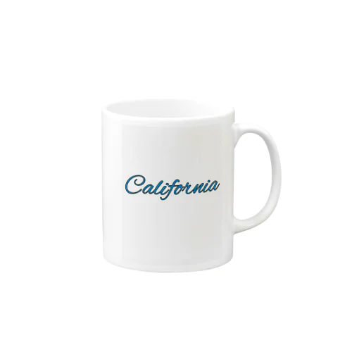 Californiaロゴ マグカップ マグカップ