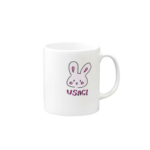 もちもちのうさぎ。 Mug