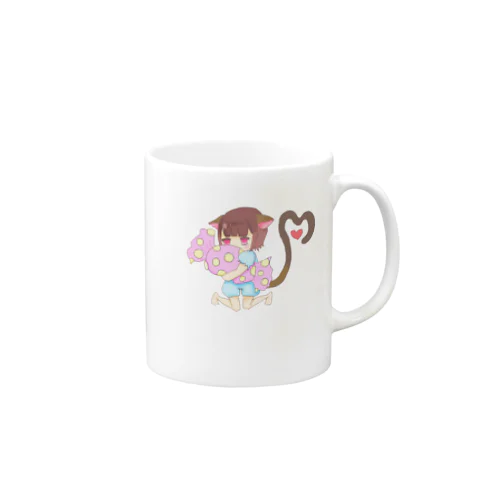 モモンガ(クッション持ち) Mug