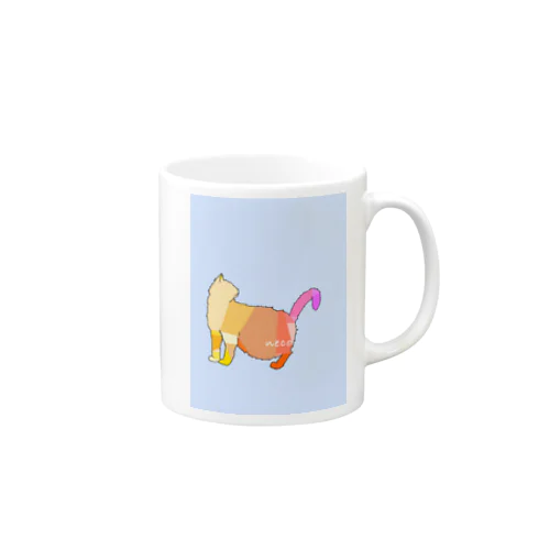 カラフルネコ Mug