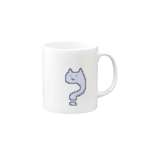 ハテナネコ Mug