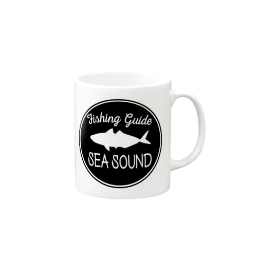 境港遊漁船公式SEASOUNDグッズ(アジバージョン） マグカップ