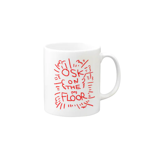 OSK on the floor Mug