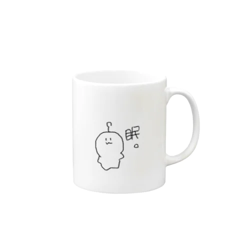 眠たくて溶けかけの宇宙人。 Mug