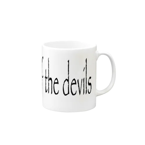 悪魔どもの支配を終わらせる！ End the rule of the devils! マグカップ