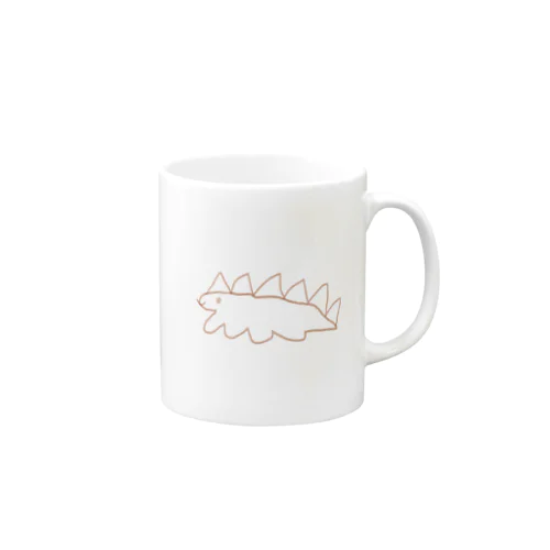 生活に溶け込むステゴサウルス  Mug