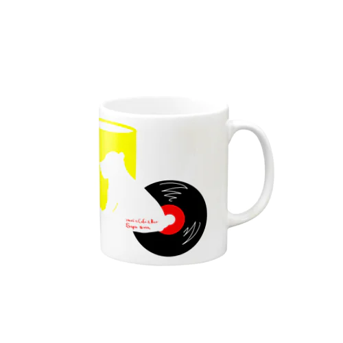 カップ＆シロクマ＆レコード Mug