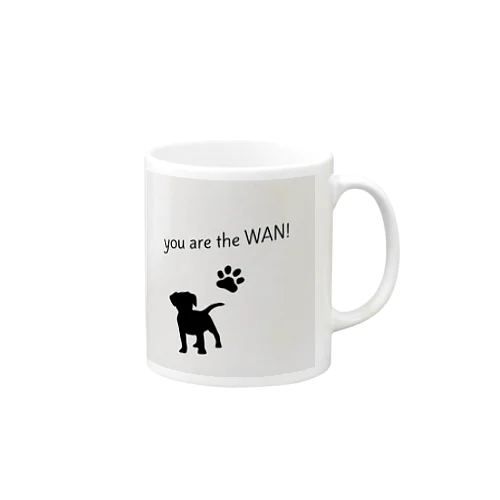 オンリーワン(WAN！)の犬好きアイテム Mug