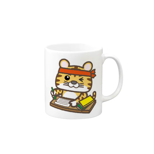 勉強・仕事をする寅さん Mug