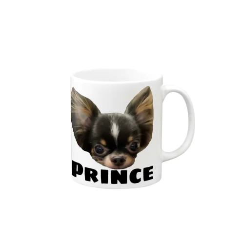 PRINCE  チワワ　ホワイト Mug