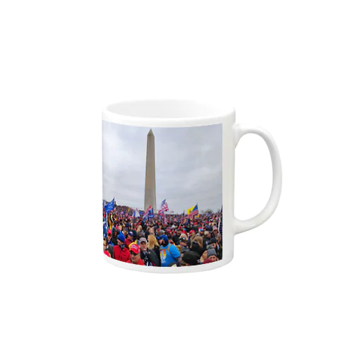 ワシントン歴史上最大イベント 大統領公園オベリスク マグカップ