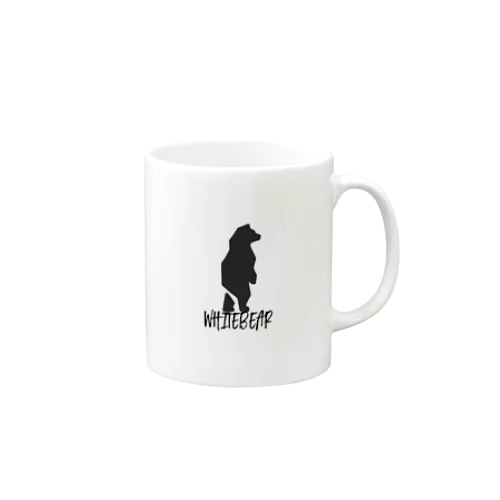 熊のホワイトベアー君 Mug