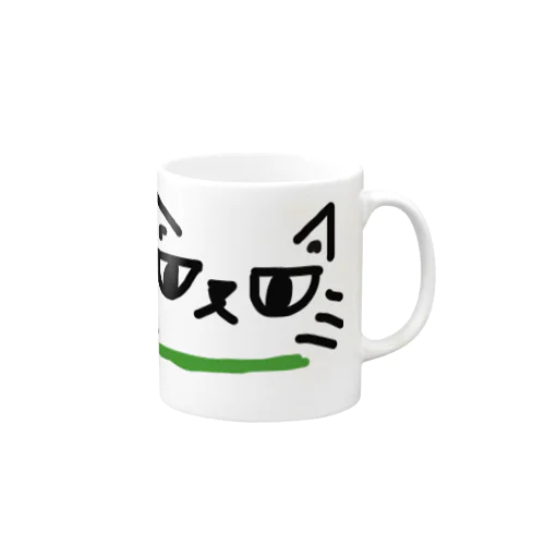 フキゲンなネコ Mug