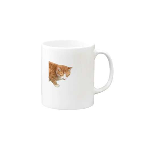 ひょっこり猫 Mug