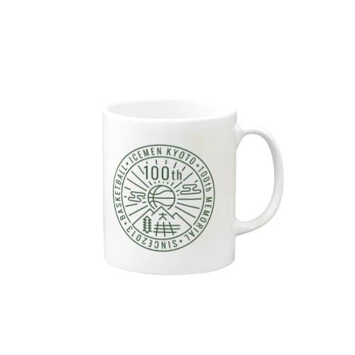 icemen kyoto 100th / white base Mug