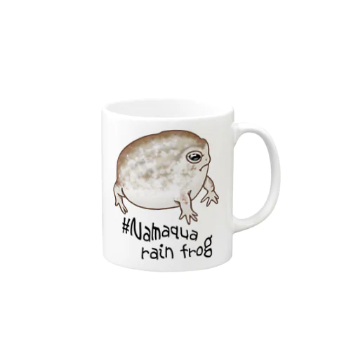 Namaqua rain frog(なまかふくらがえる) 英語バージョン マグカップ