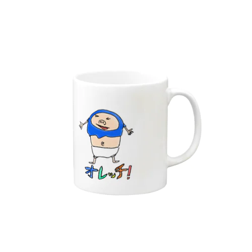 いもうとが描いたおいっこ（カラーバージョン） Mug