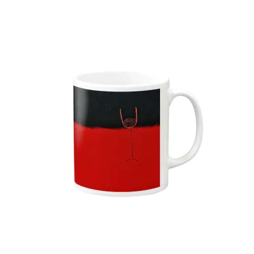 赤と黒のブルース Mug