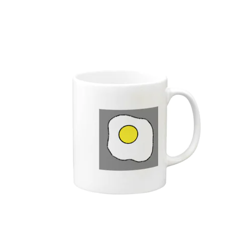 目玉焼き君の自画像 Mug