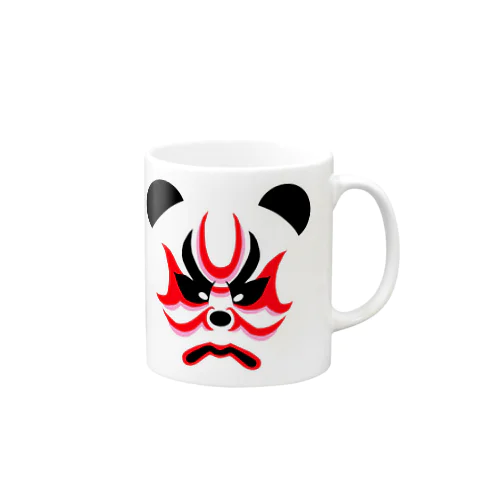 隈取りパンダ Mug