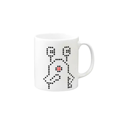 ドットナメク人 Mug