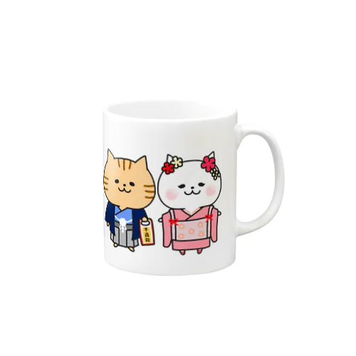 七五三にゃんこ Mug