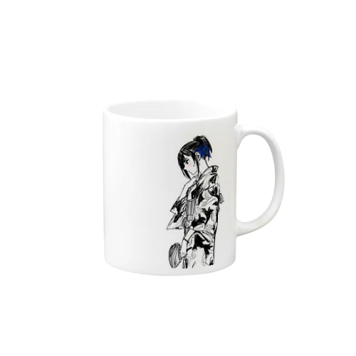 浴衣女子 Mug