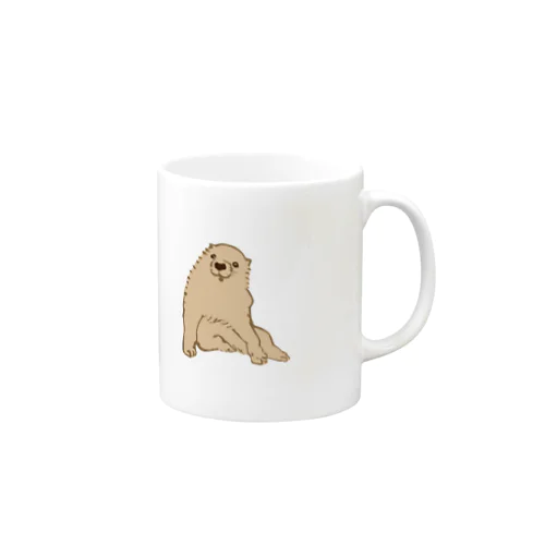 長沢芦雪　子犬 Mug