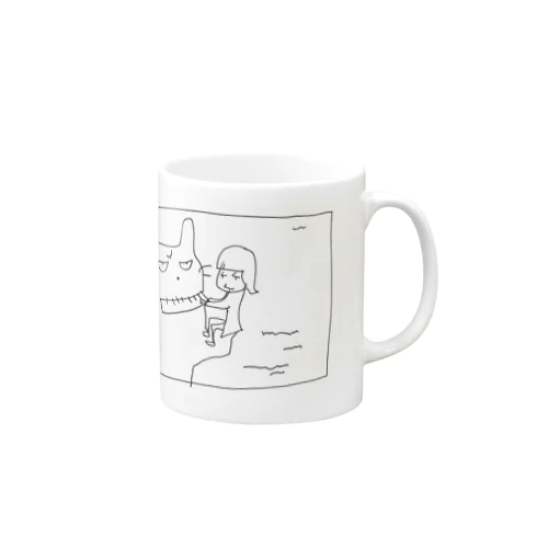 ねこピアノ Mug