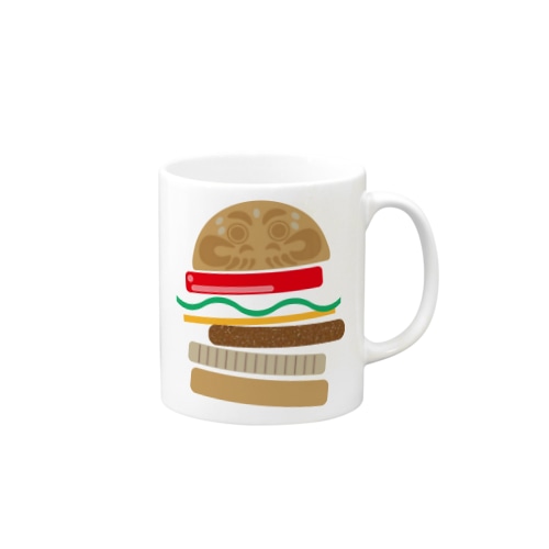 だるま落としたくないバーガー Mug