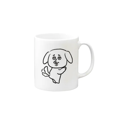 しっぽを振る犬 Mug