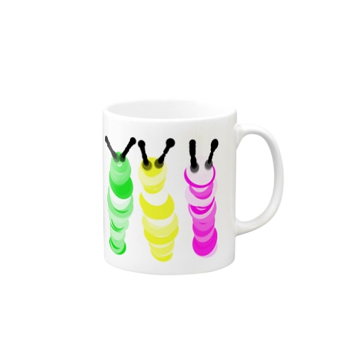 芋虫三人 Mug