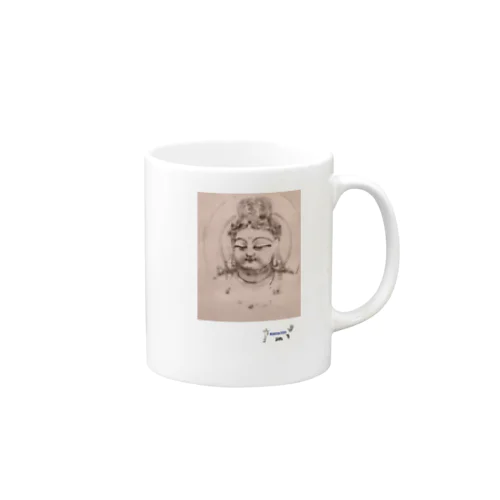 五百幼童経の世界 仏画：Buddha A3-1 001 MF Mug