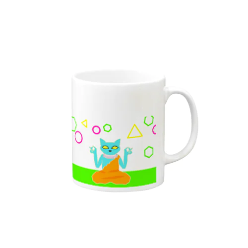 ネコ神〜空間にて〜 Mug