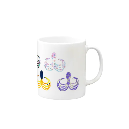 カラフルタコ Mug