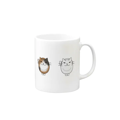 かまちょにゃんこの仲間　マグカップ  Mug