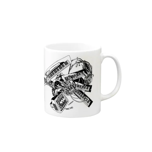 【ROCKOLOID SAULUS】 type-Synthesizer Mug