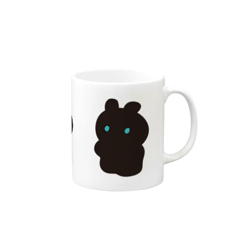 くろうさぎの Mug