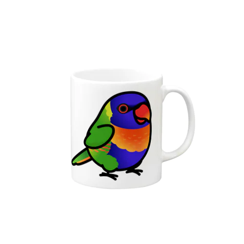 Chubby Bird ゴシキセイガイインコ　ロリキート Mug