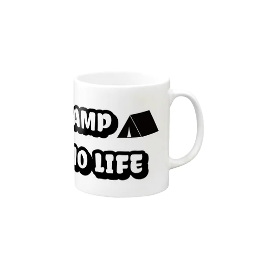 NO CAMP NO LIFE マグカップ